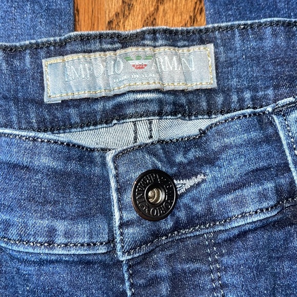 Emporio Armani Dark Wash Jeans Size 34 - Picture 7 of 15